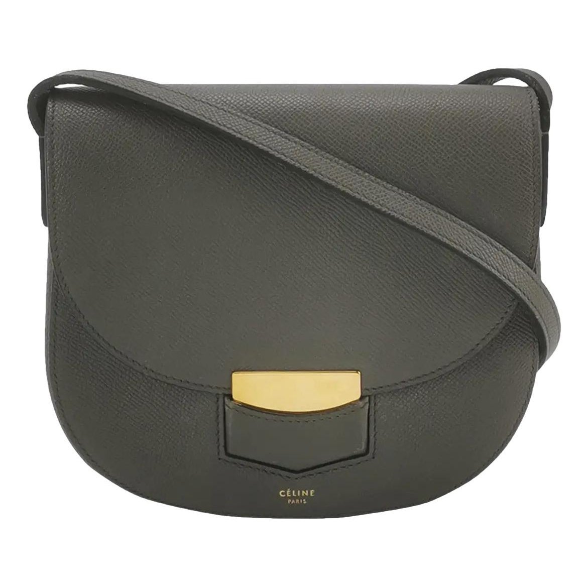 Trotteur leather crossbody bag