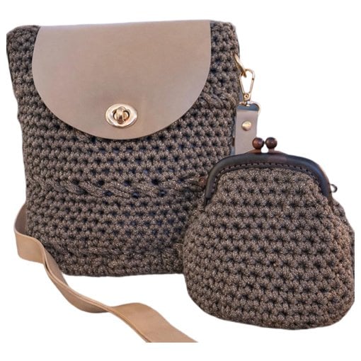 Crochet handbag