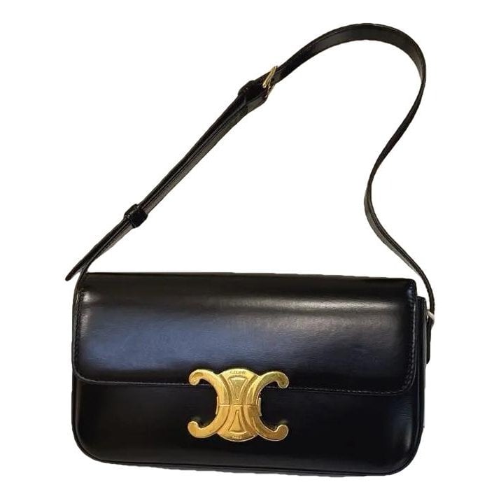 Triomphe Long leather handbag