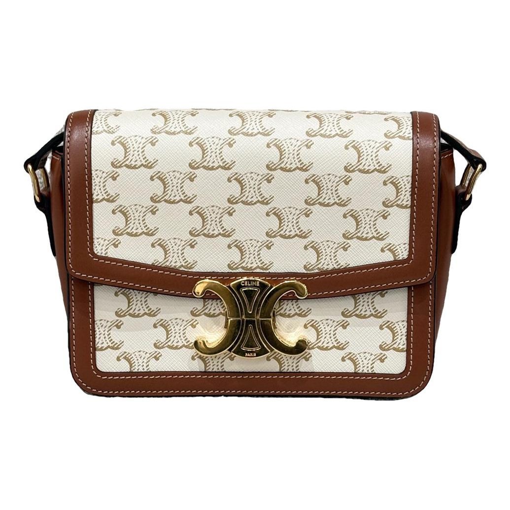 Triomphe leather handbag