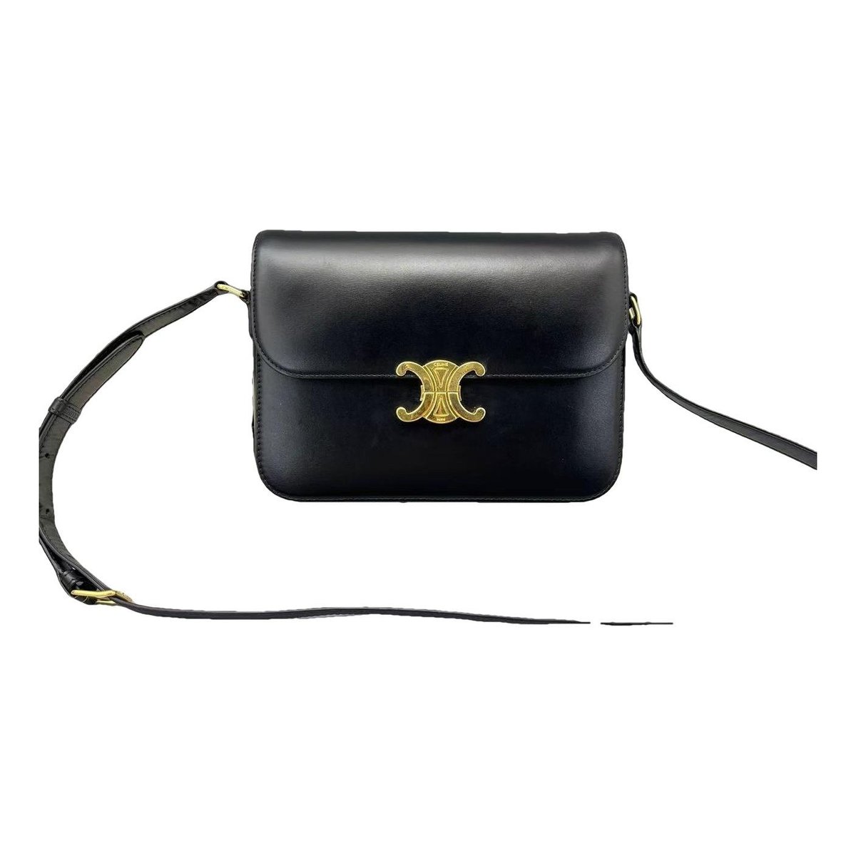 Triomphe leather handbag