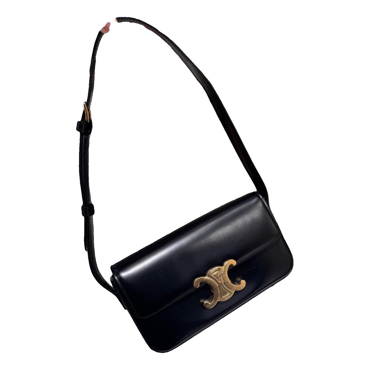 Triomphe Long leather handbag