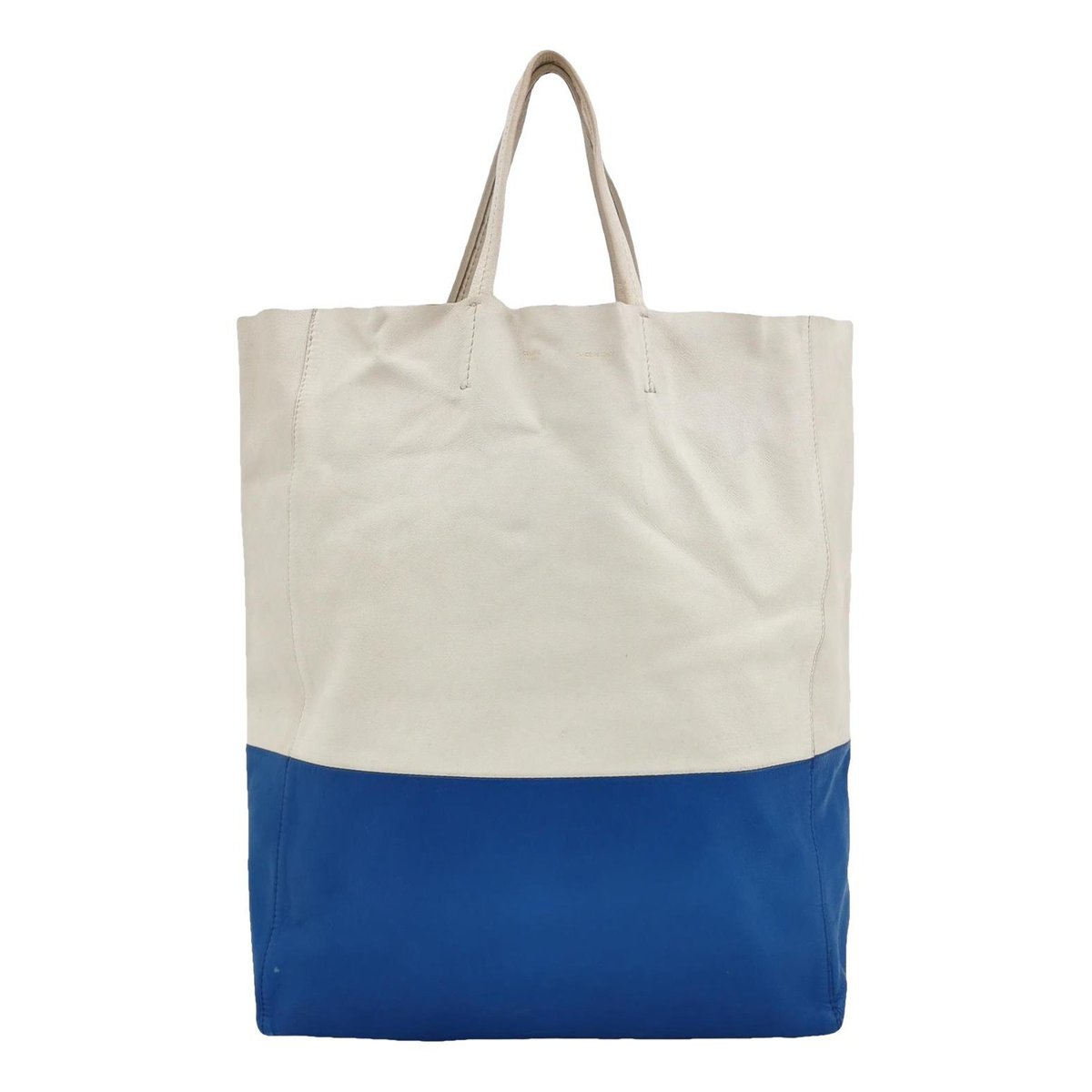 Cabas leather handbag