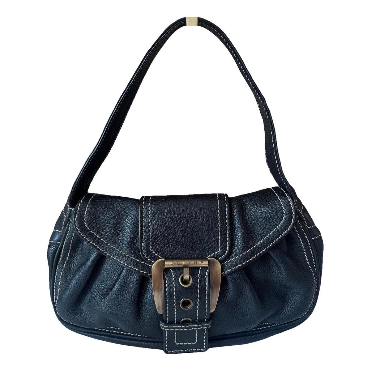 Hobo leather handbag
