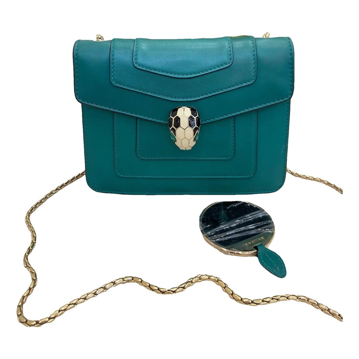 Serpenti leather crossbody bag