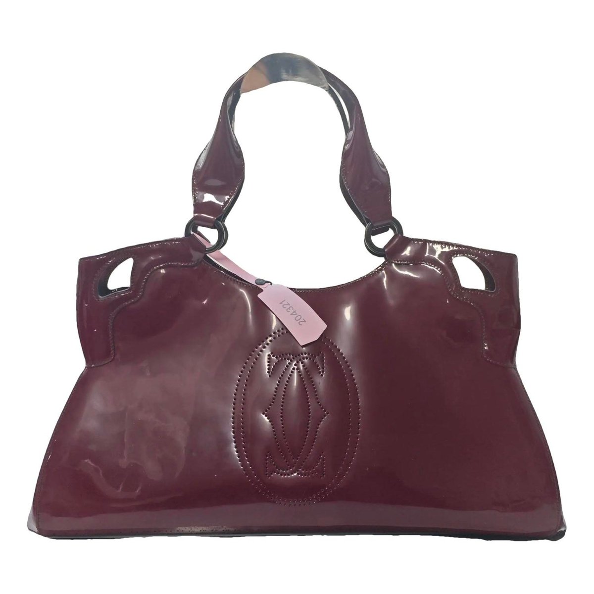 Marcello patent leather handbag