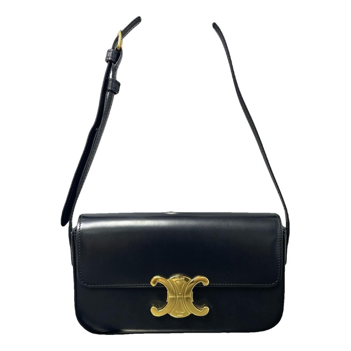 Triomphe leather handbag