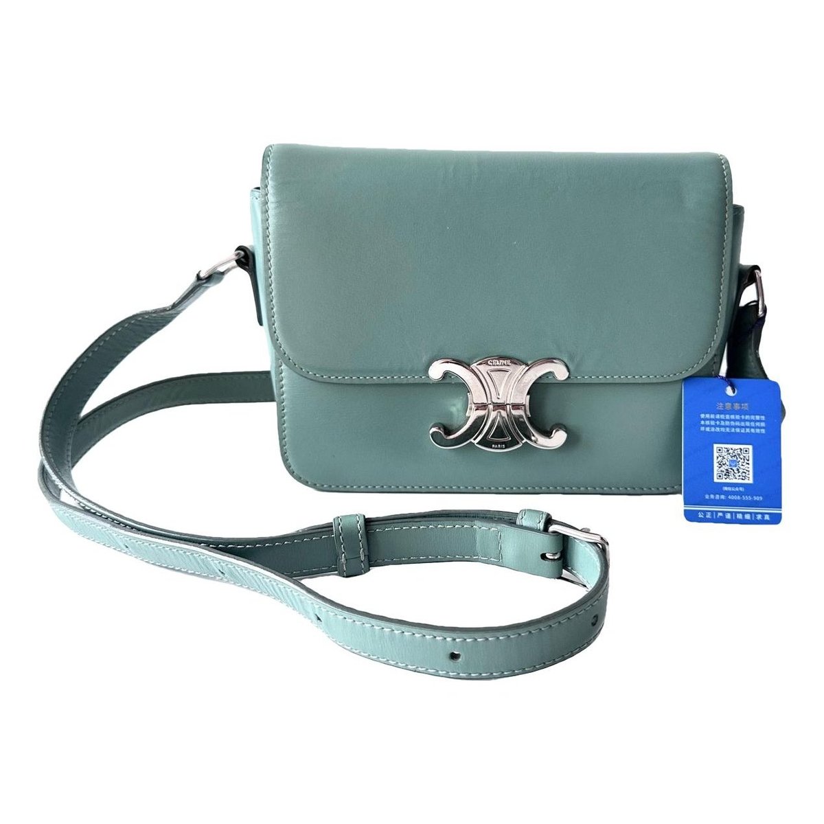 Triomphe leather handbag