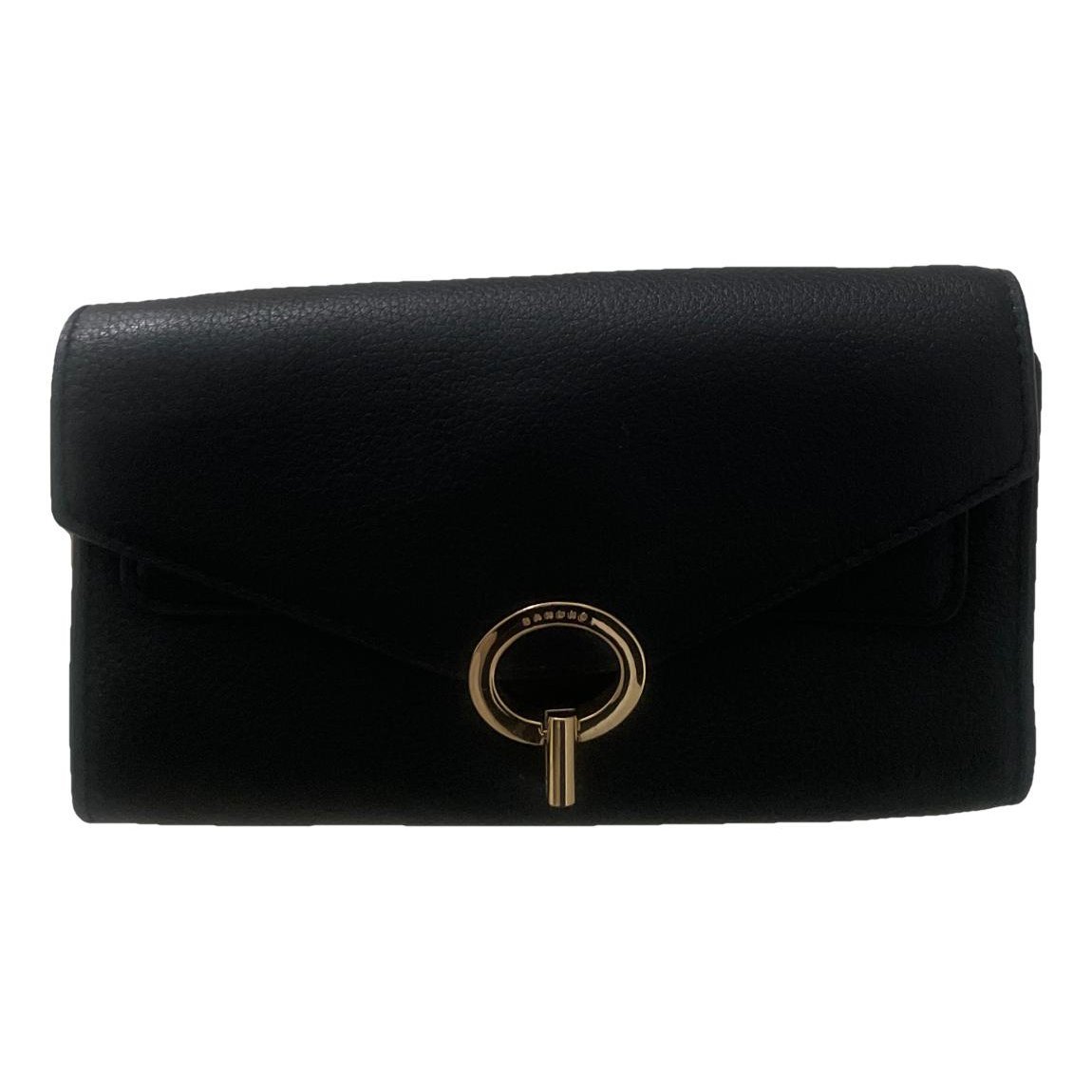Yza leather clutch bag