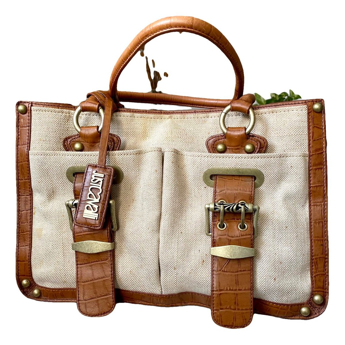 Leather handbag