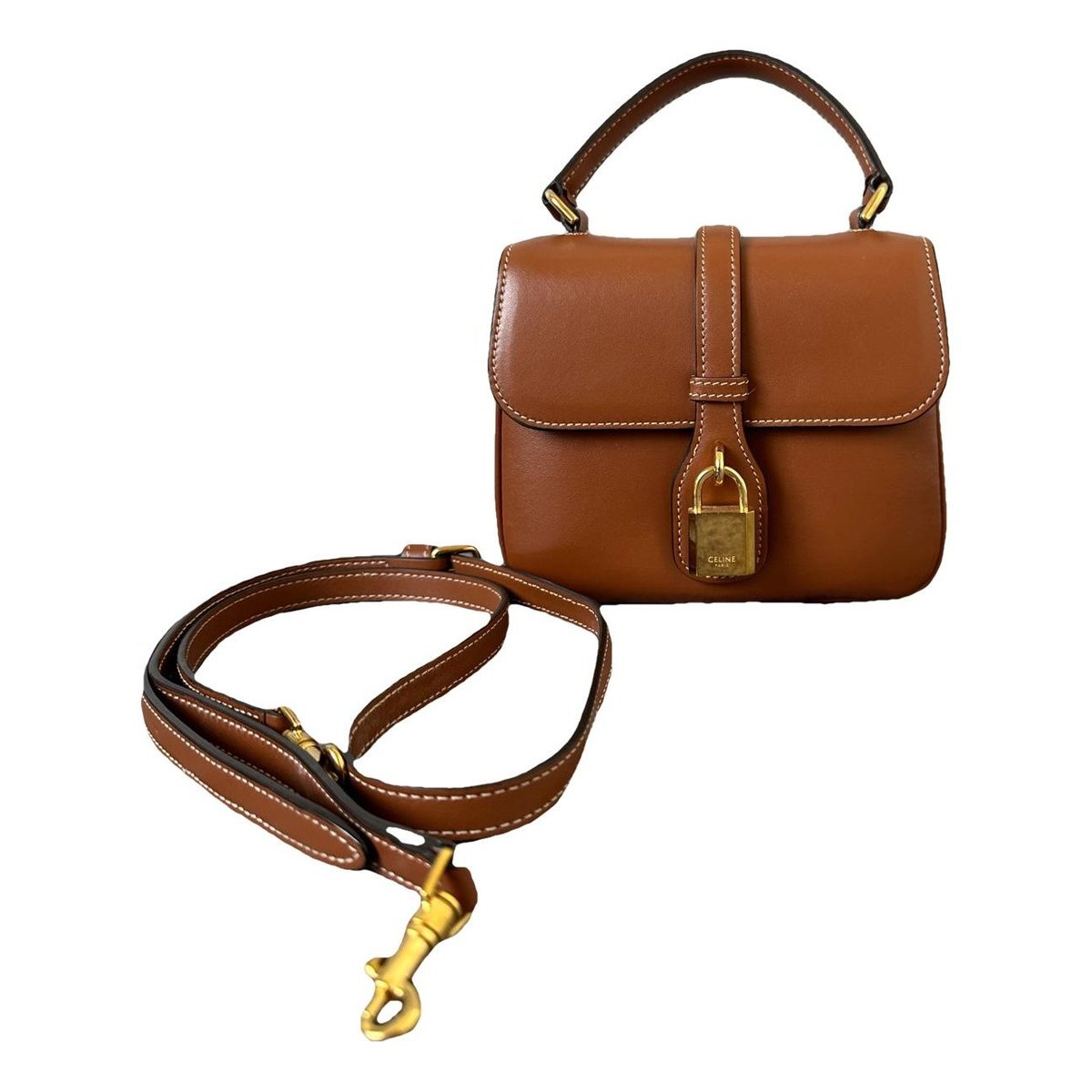 Tabou leather handbag