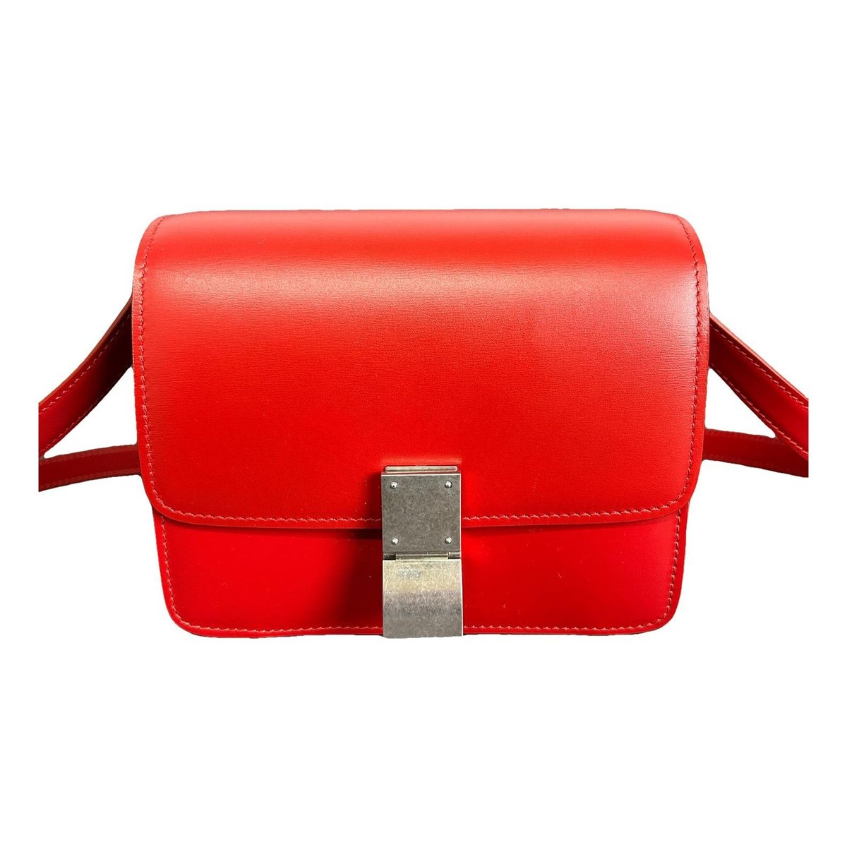 Classic leather crossbody bag