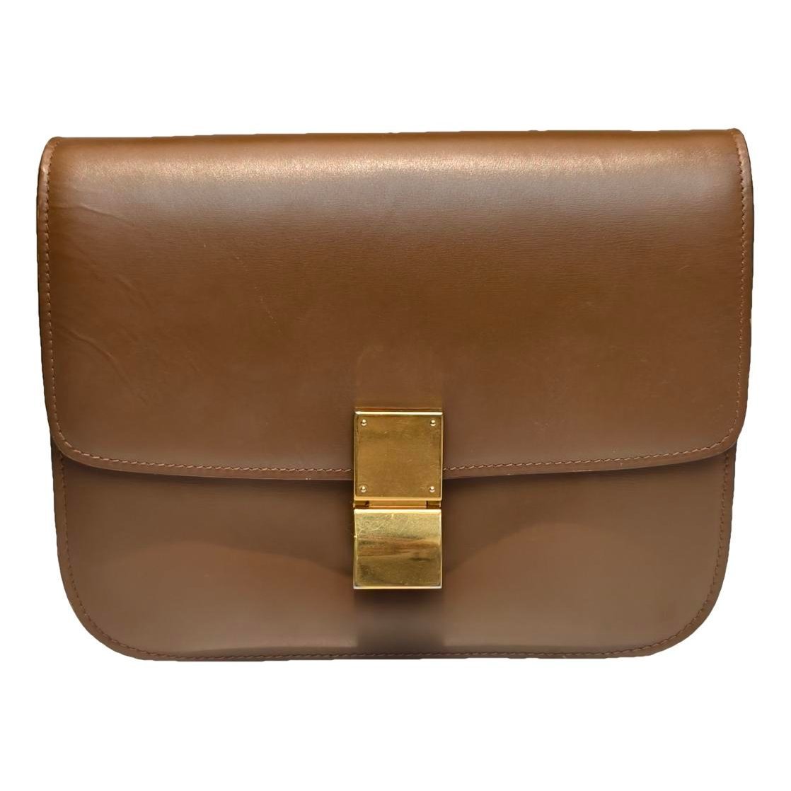 Classic leather crossbody bag