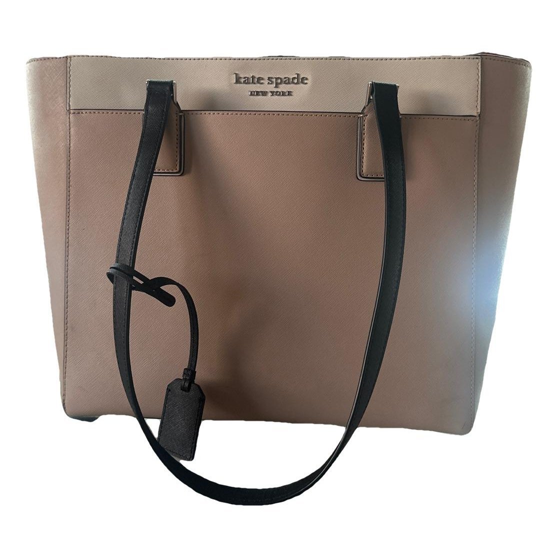 Leather tote
