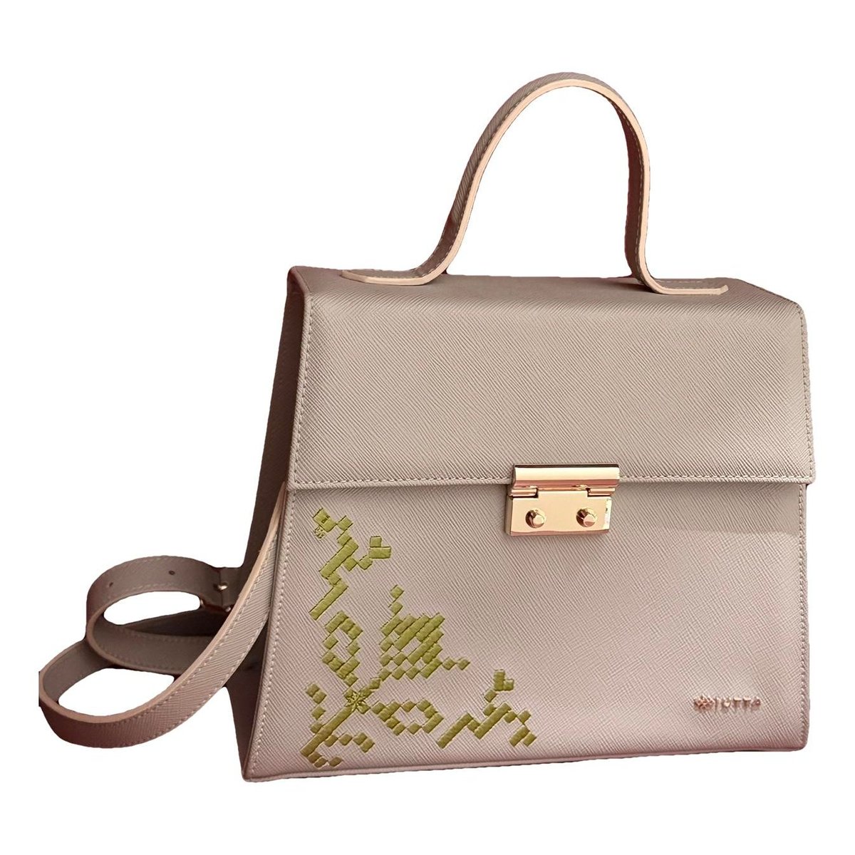 Leather handbag
