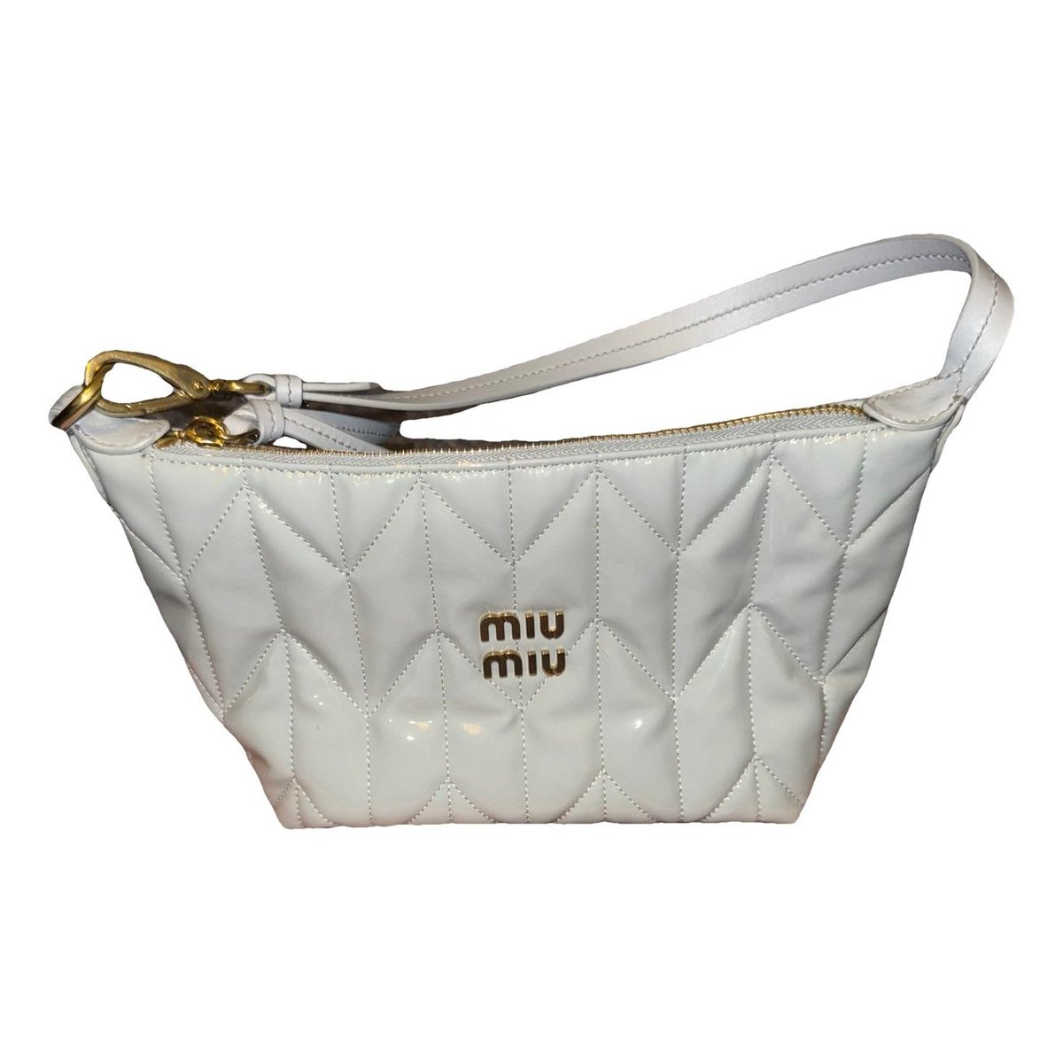 Miu Spirit patent leather mini bag