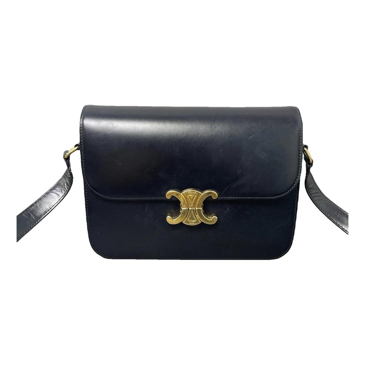 Triomphe leather handbag