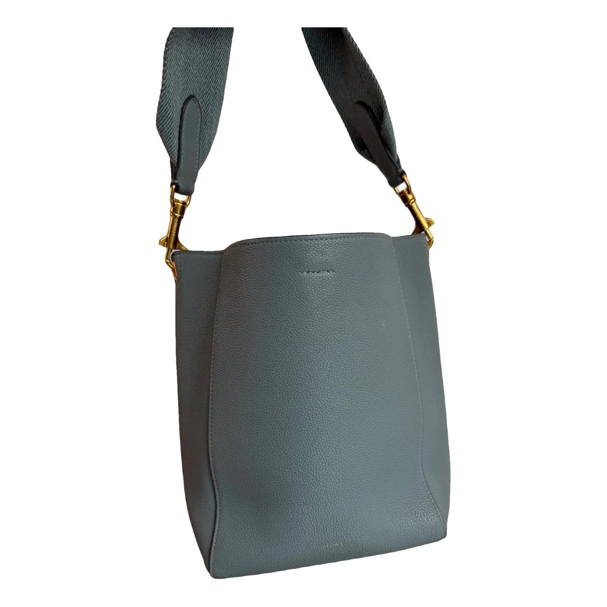 Twisted leather tote