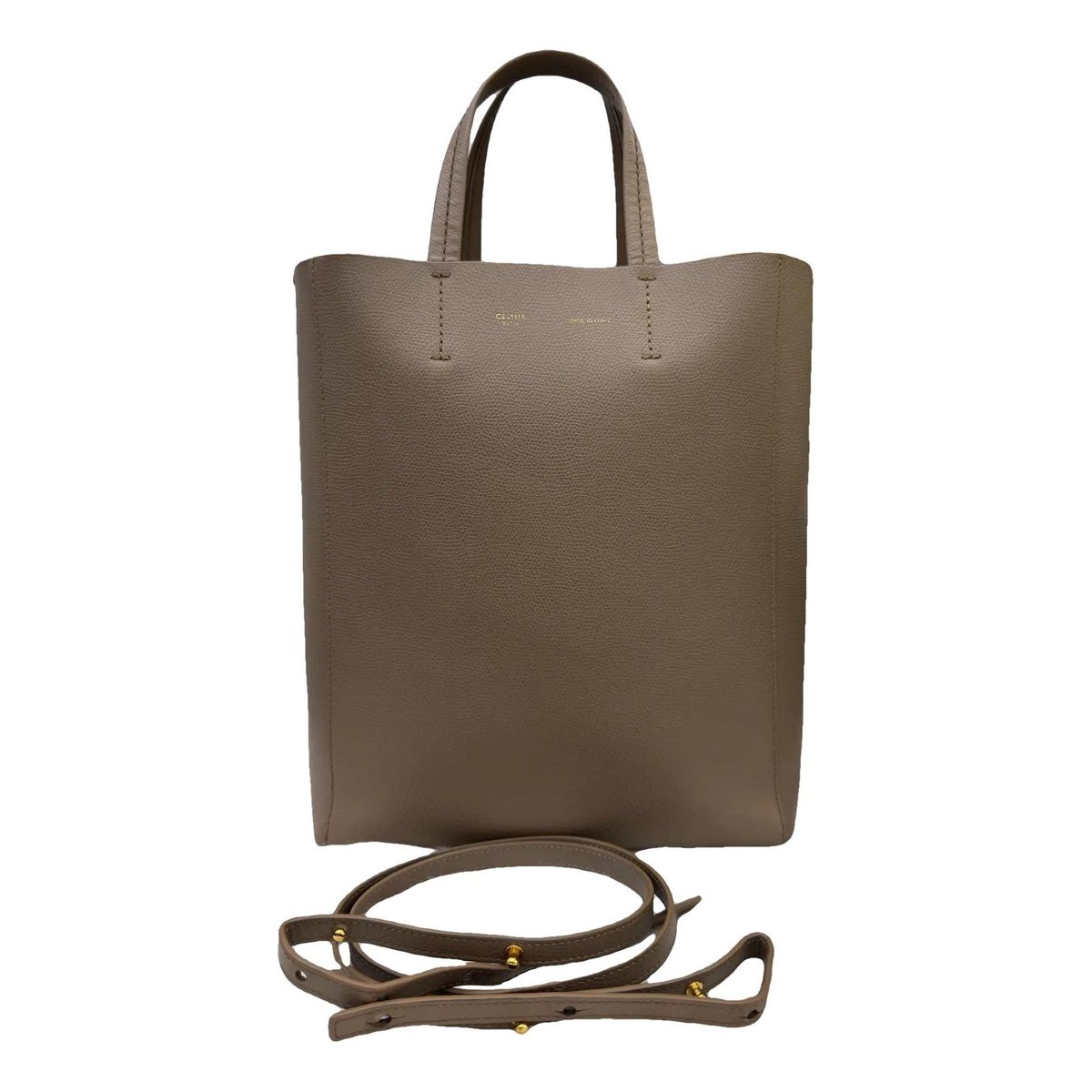 Cabas leather crossbody bag