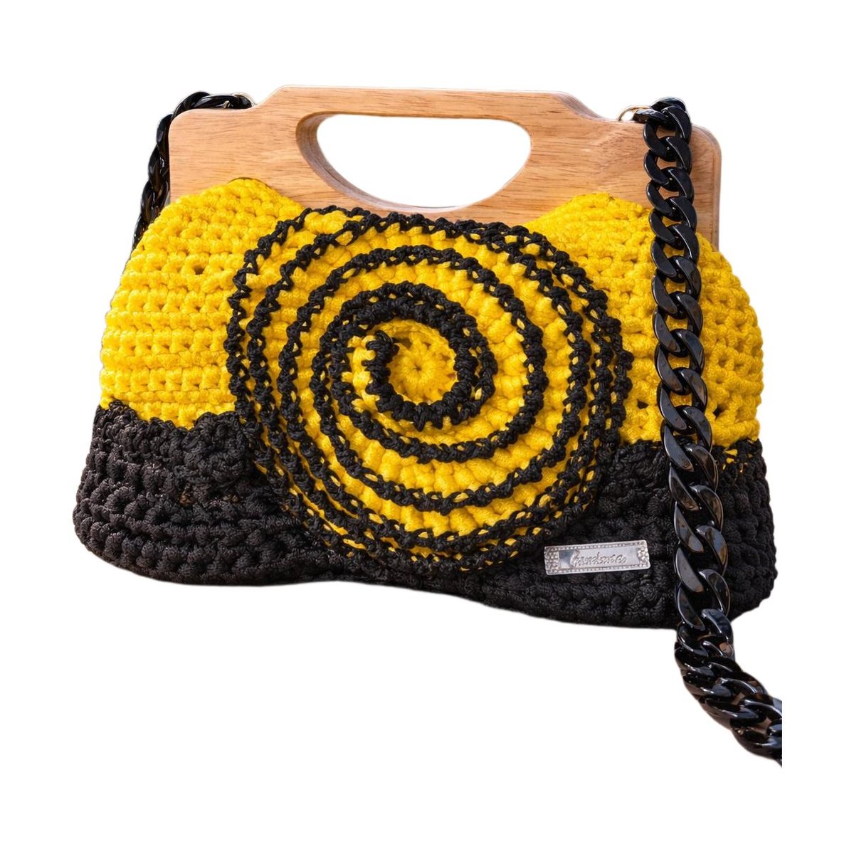 Crochet handbag