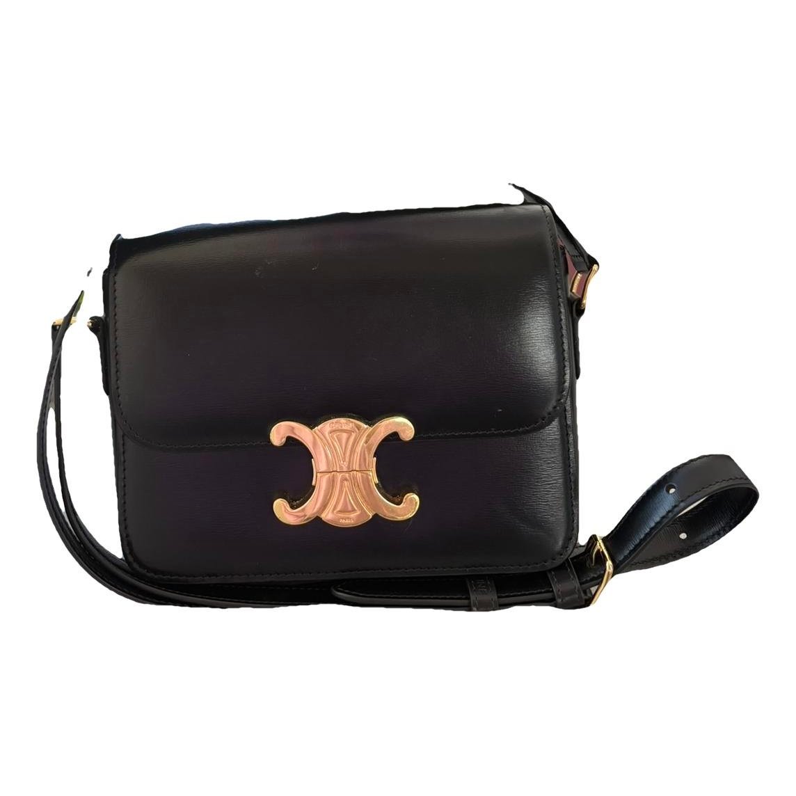 Triomphe leather crossbody bag