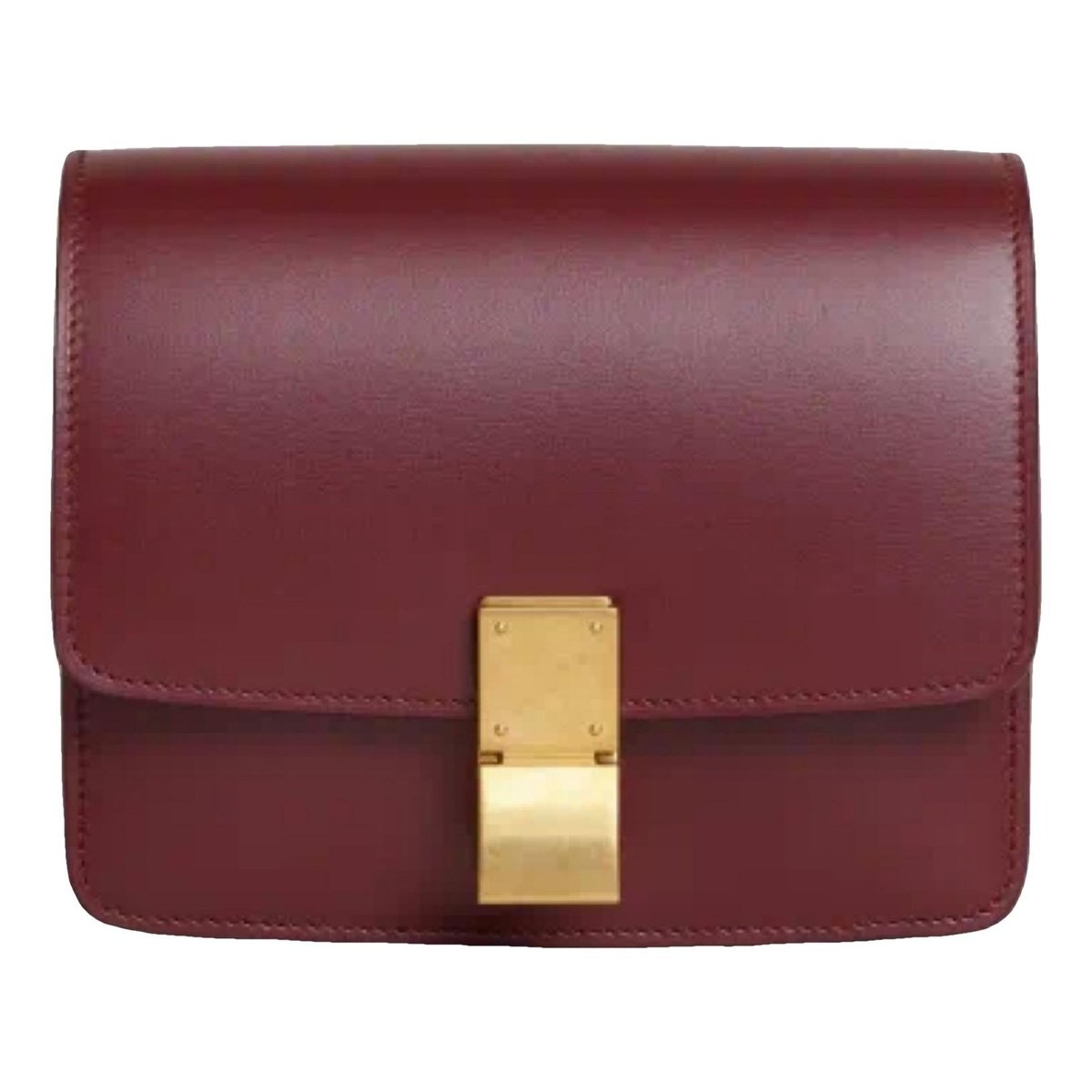 Classic leather crossbody bag