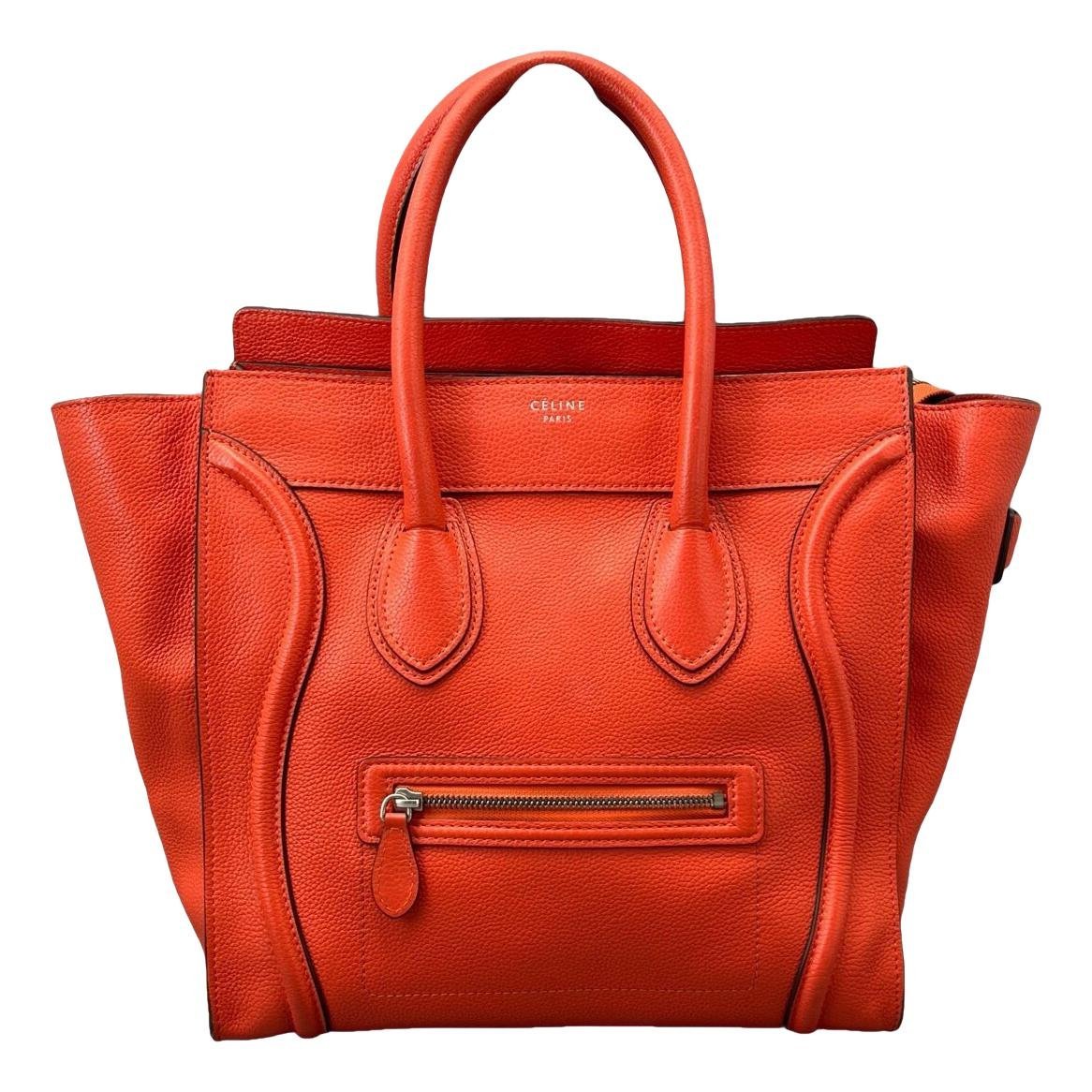 Luggage leather handbag