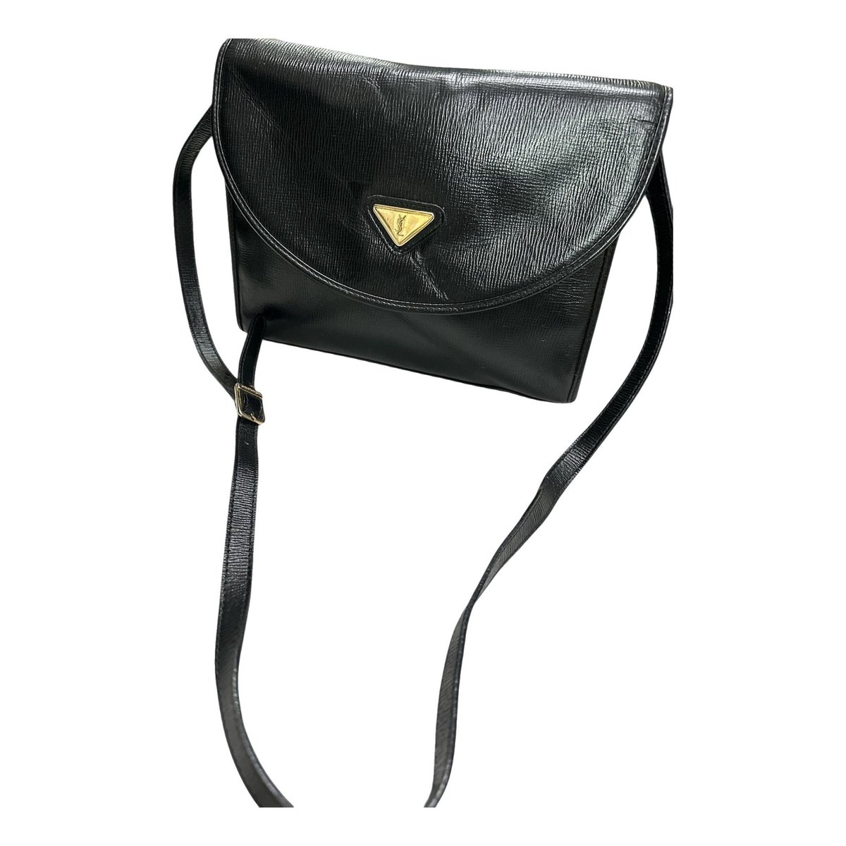Opium leather clutch bag