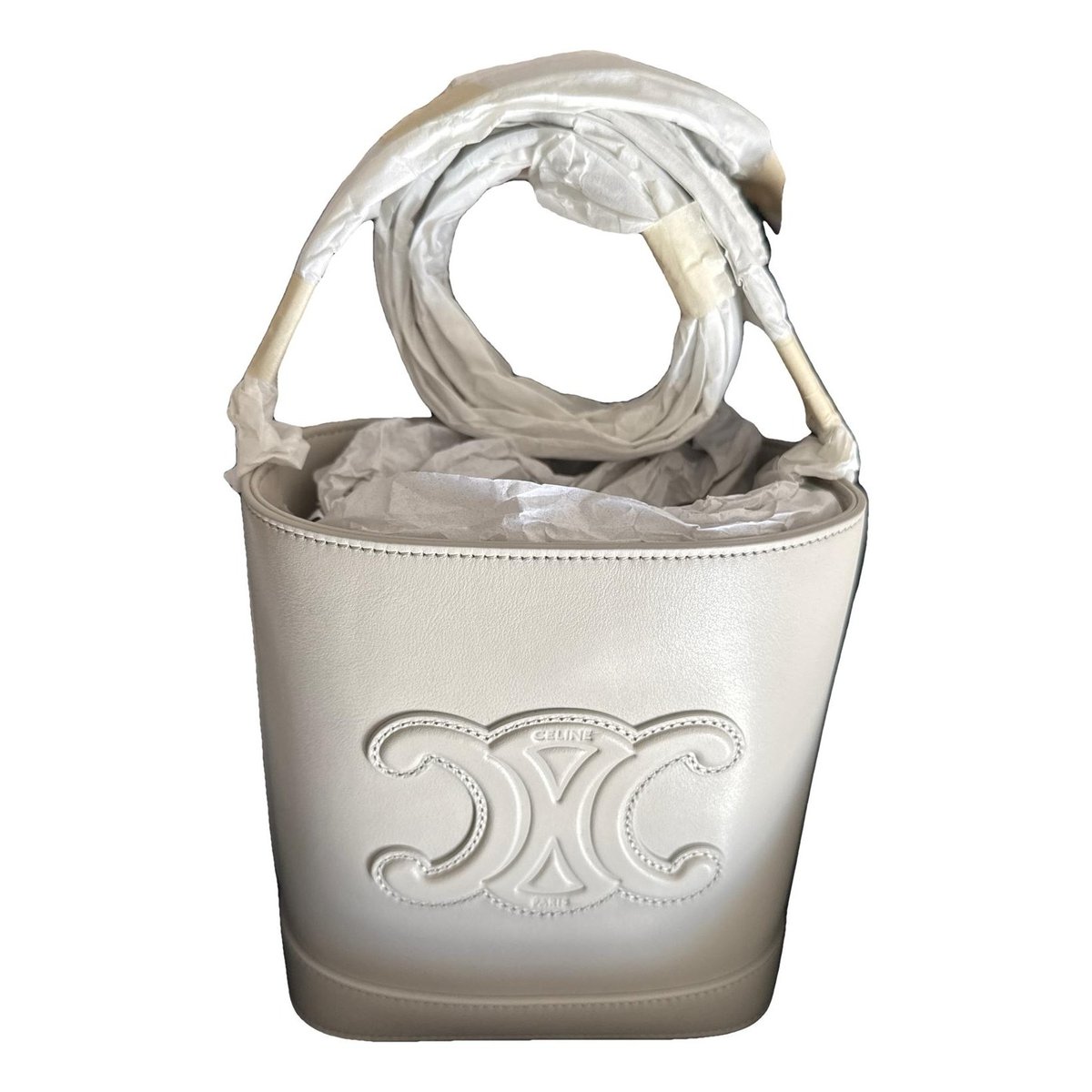 Triomphe leather handbag