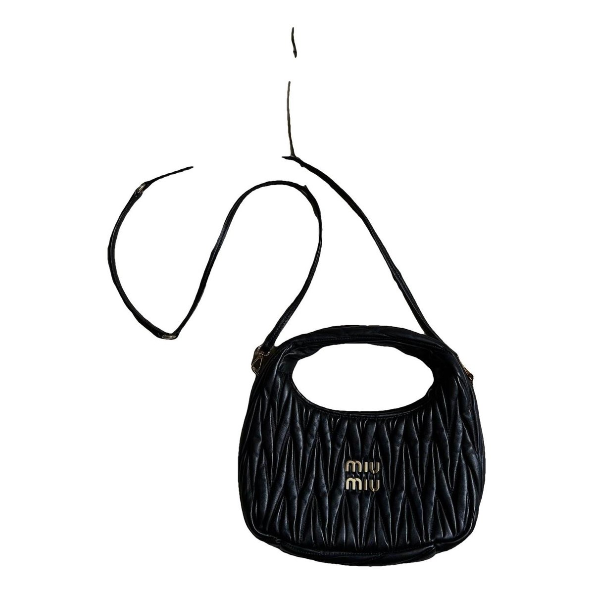 Miu Wander leather handbag