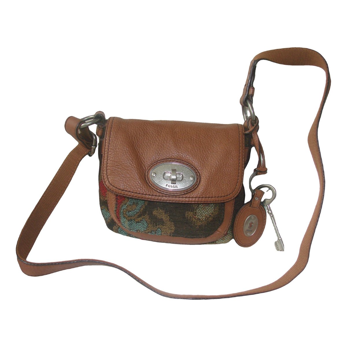 Leather crossbody bag