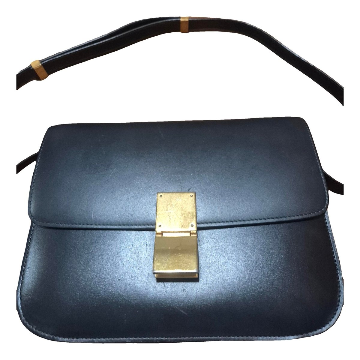 Classic leather crossbody bag