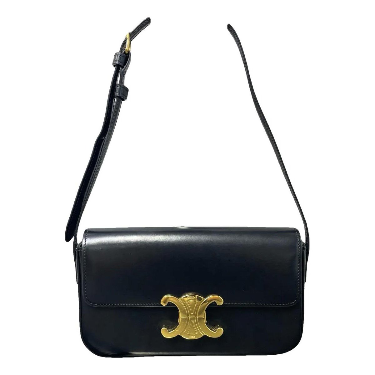 Triomphe Long leather handbag