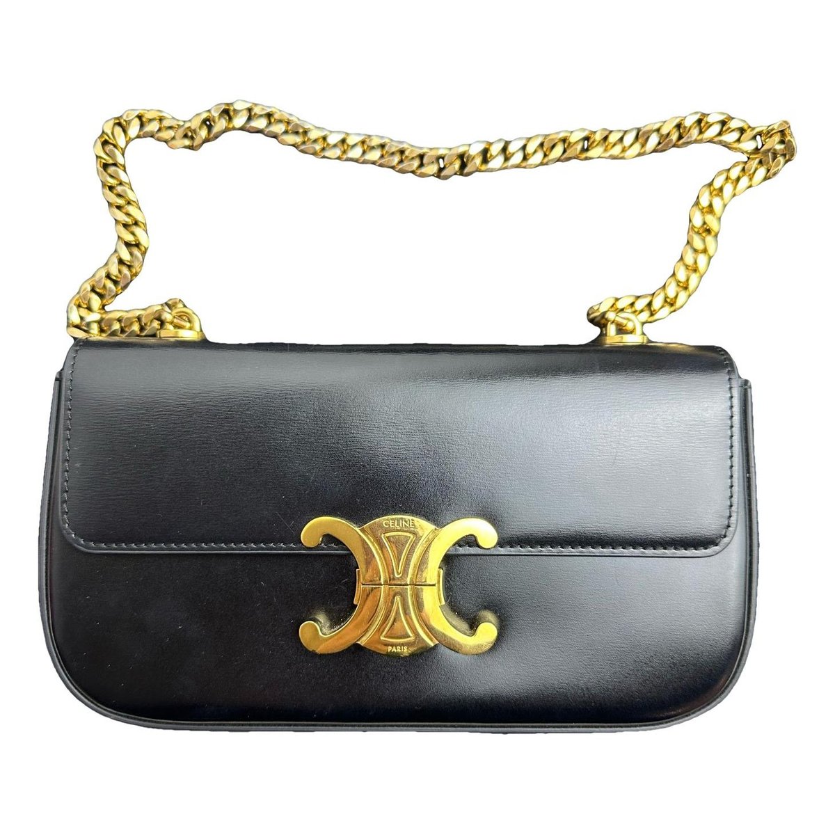 Triomphe leather handbag