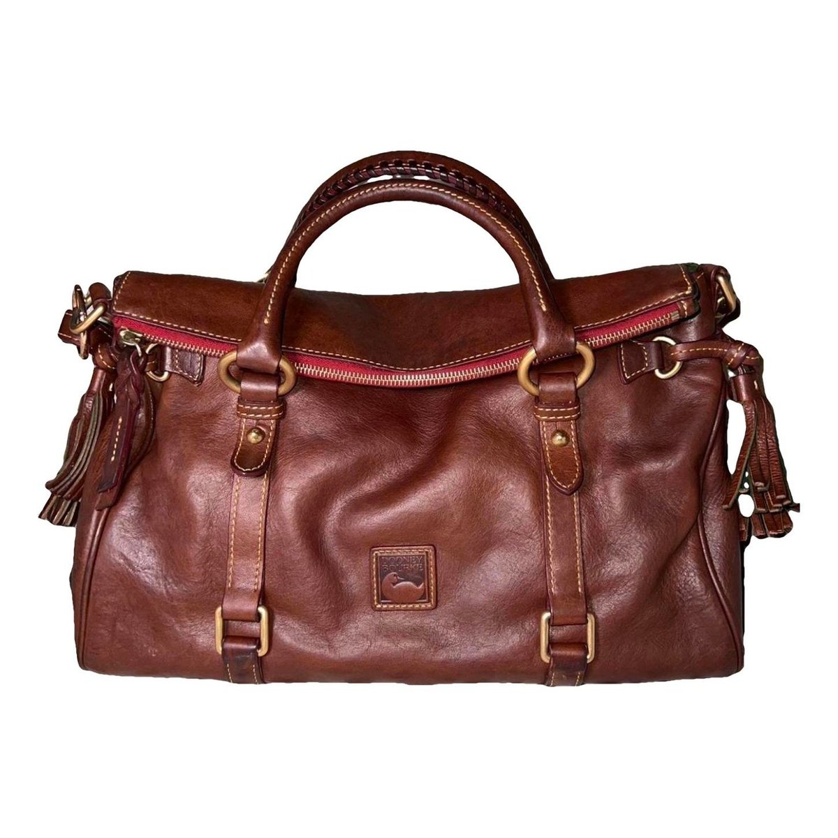 Leather handbag