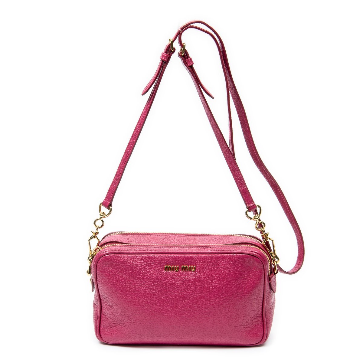 Coffer leather handbag