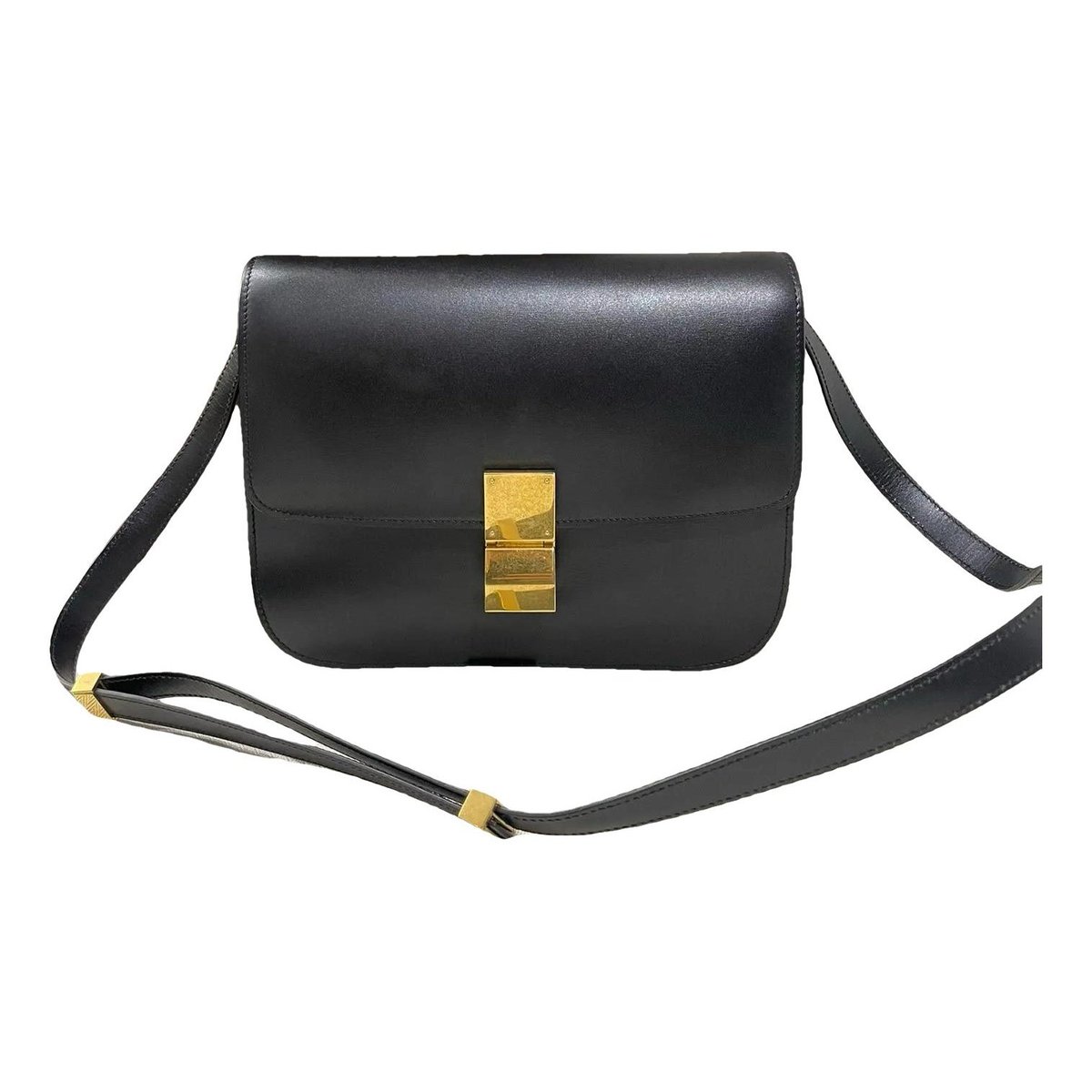 Classic leather crossbody bag