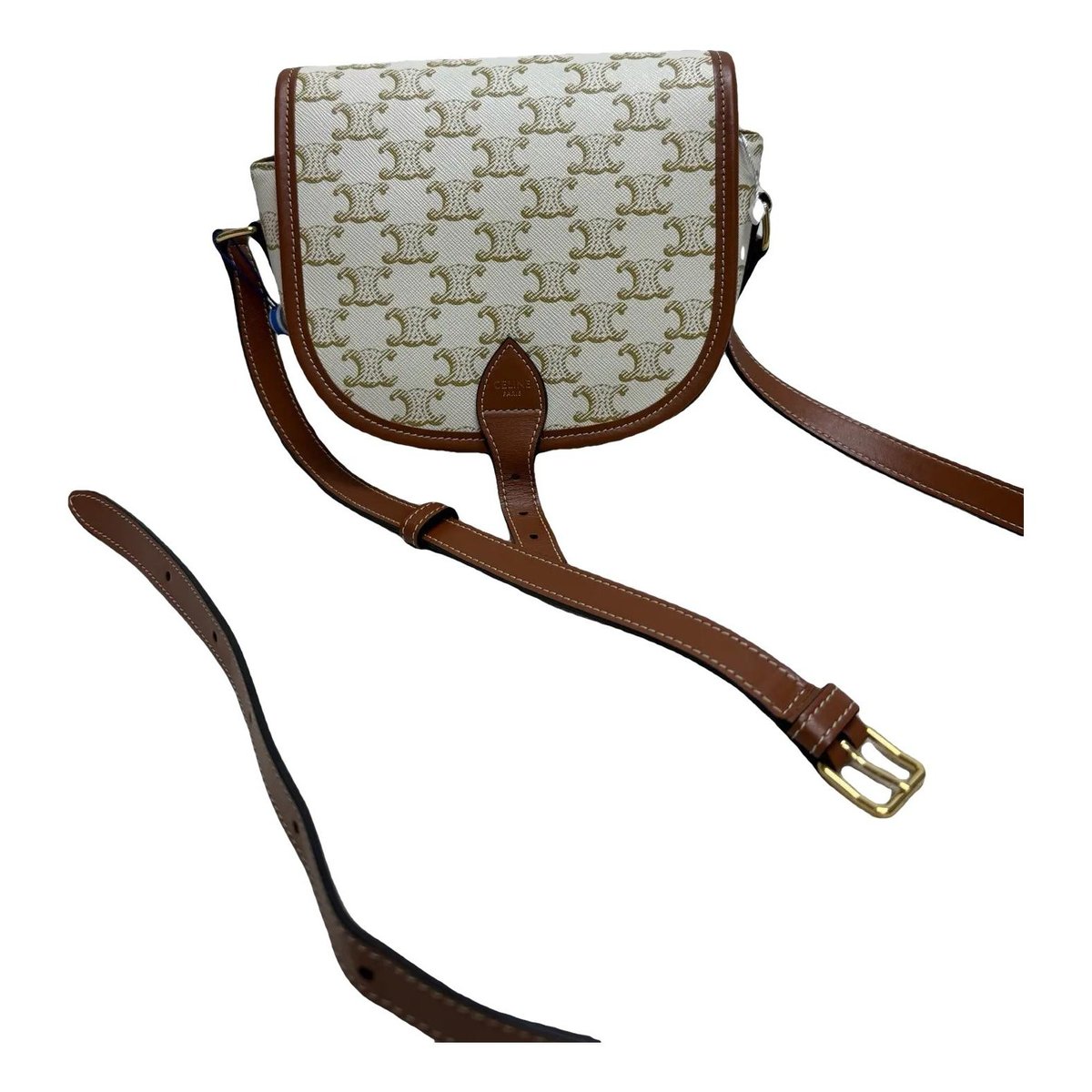 Folco leather crossbody bag