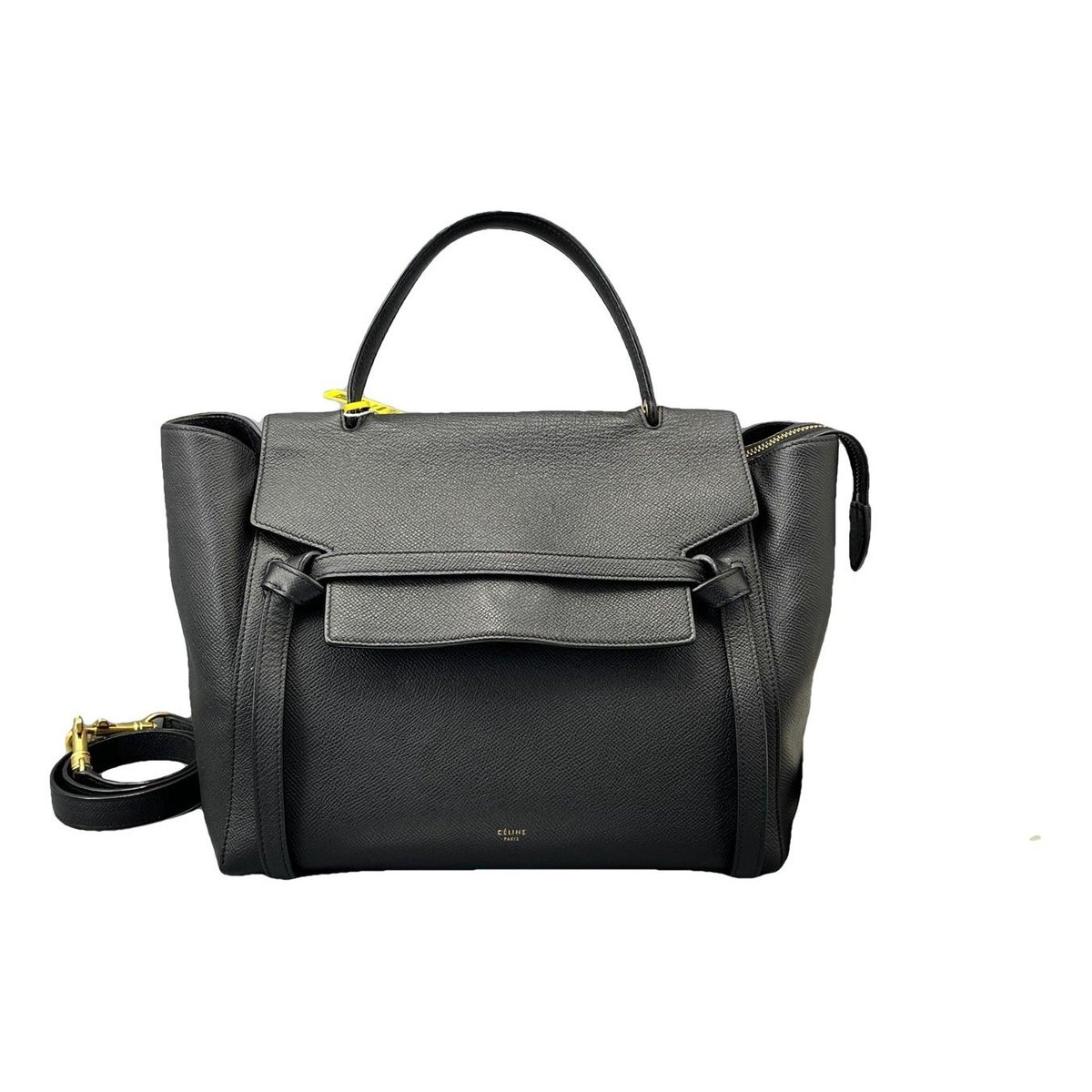 Belt leather handbag
