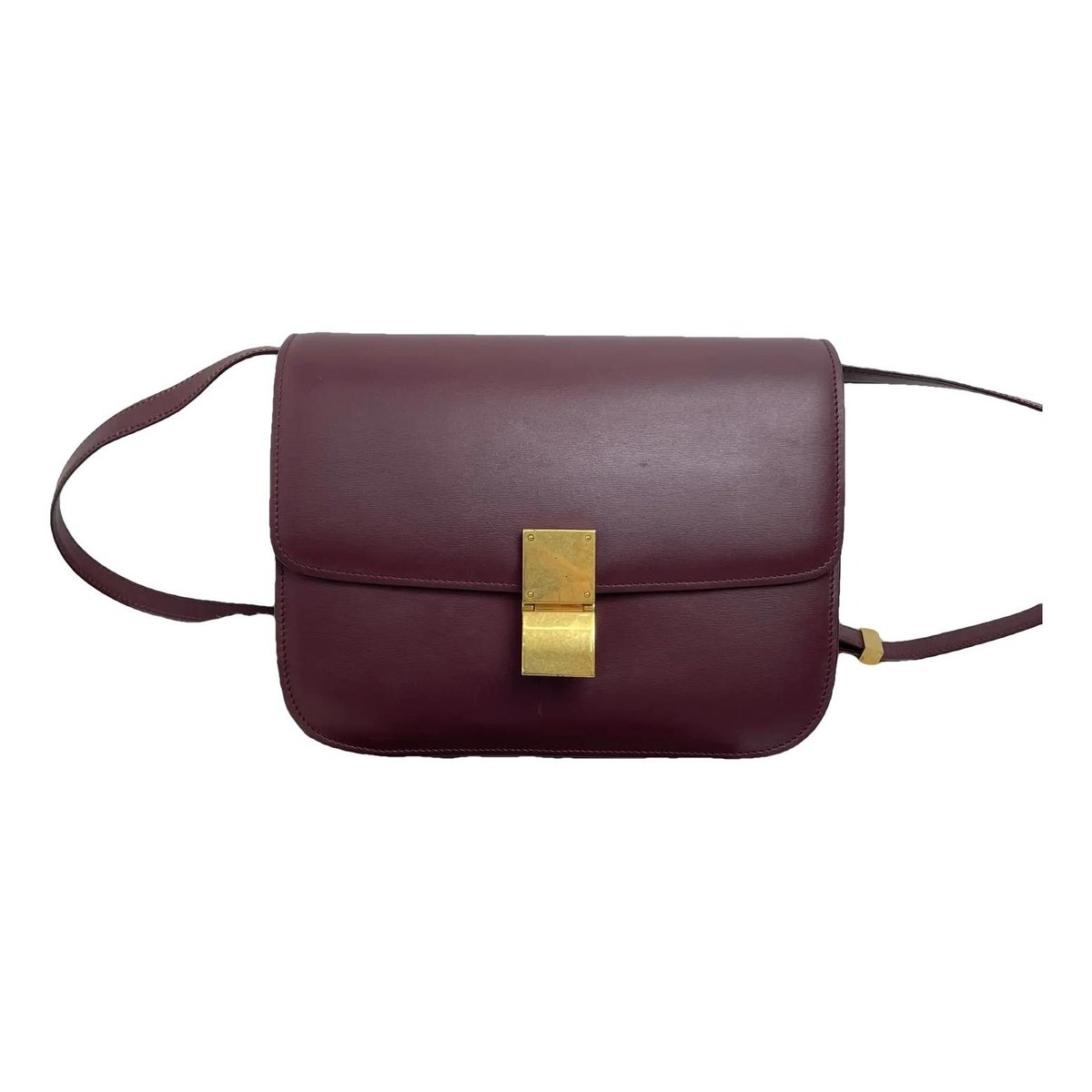 Classic leather crossbody bag