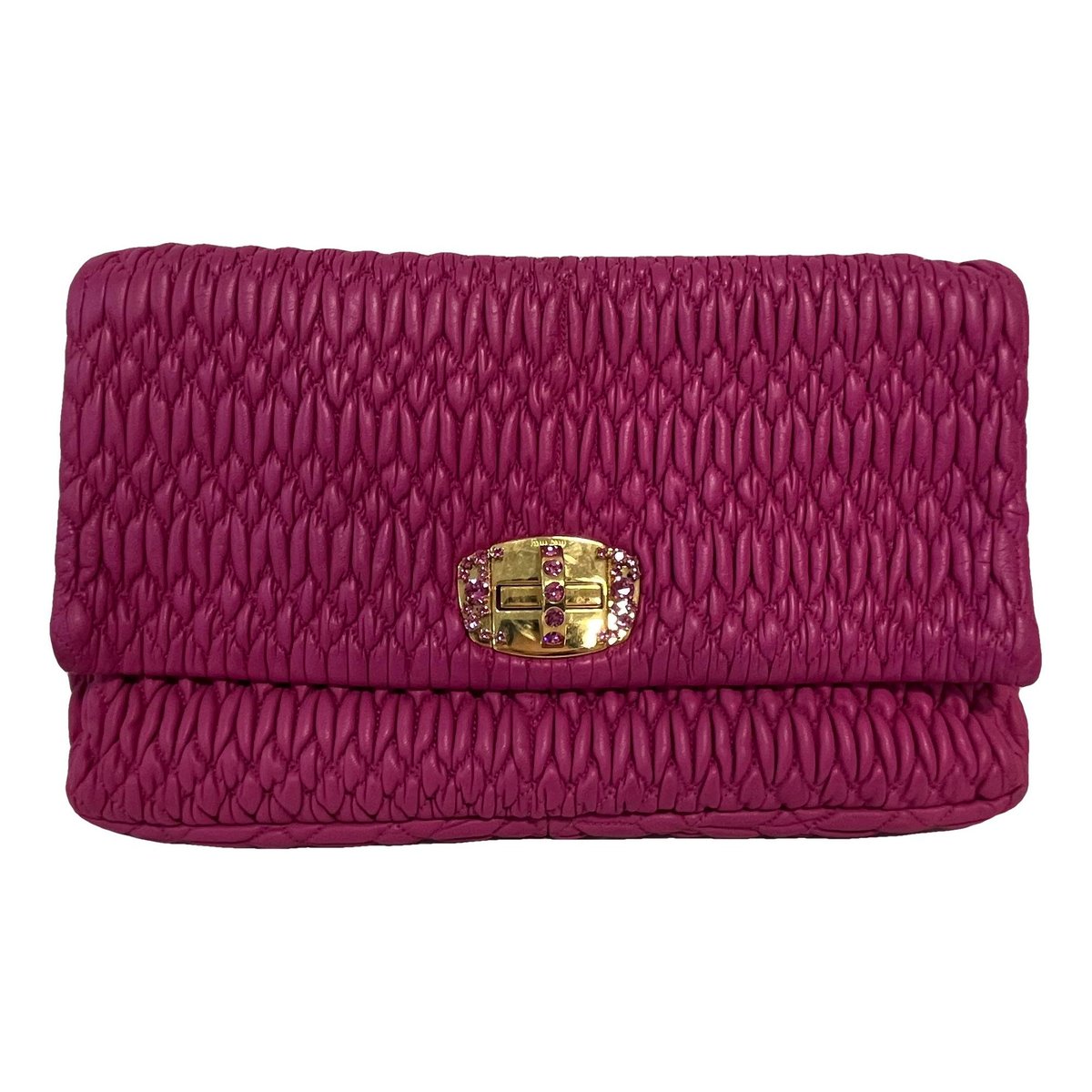 Coffer leather handbag