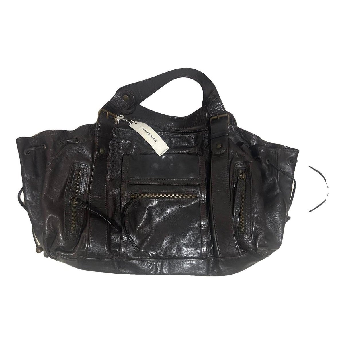 24h leather handbag