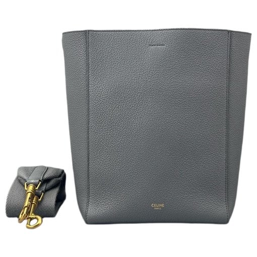 Seau Sangle leather handbag