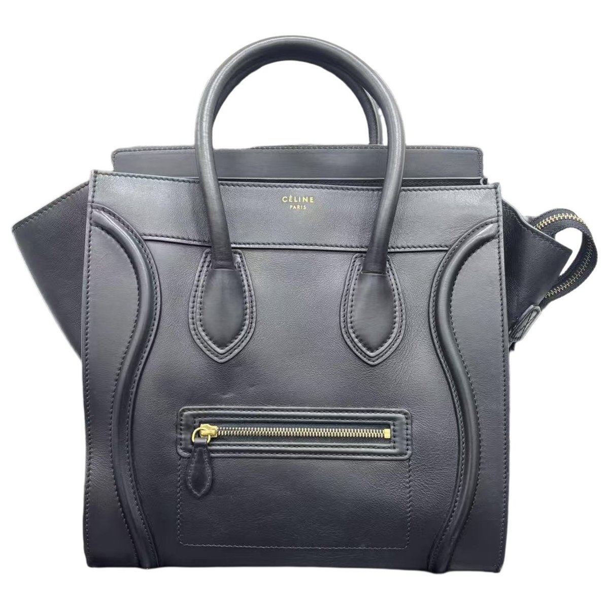 Luggage leather handbag