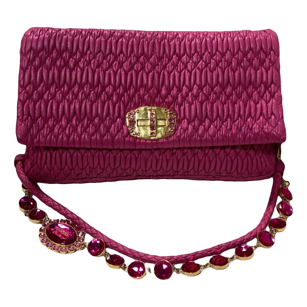 Miu Confidential leather handbag