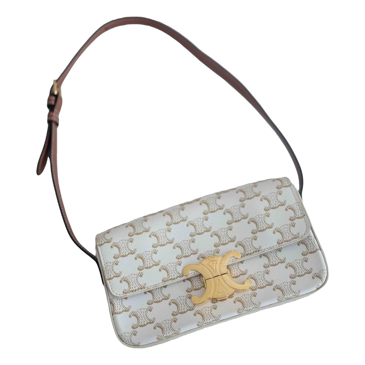 Triomphe Long leather handbag