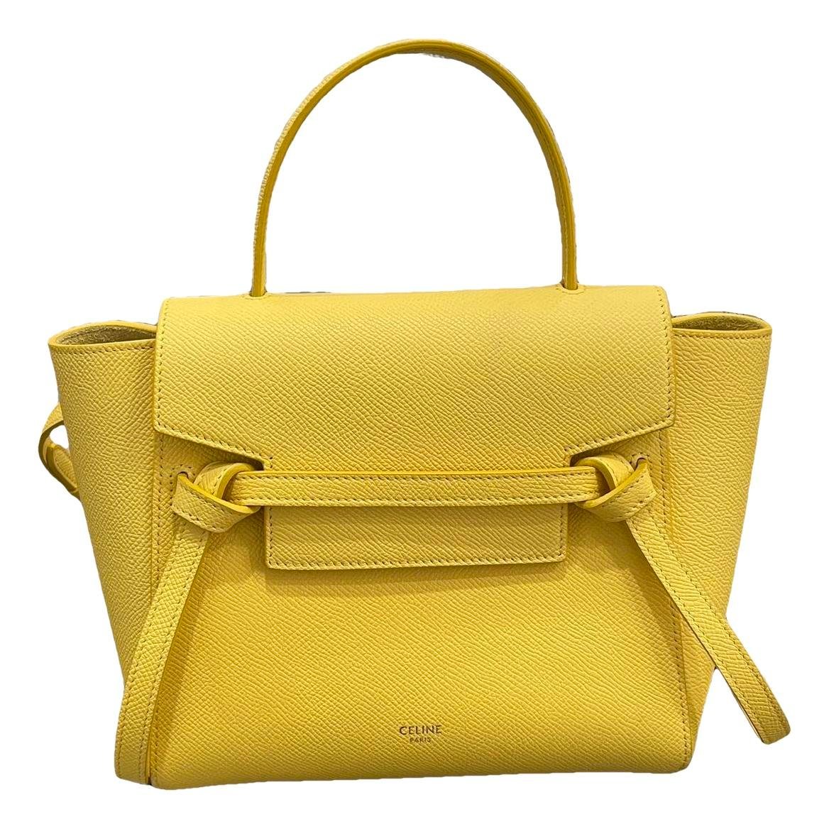 Belt leather handbag