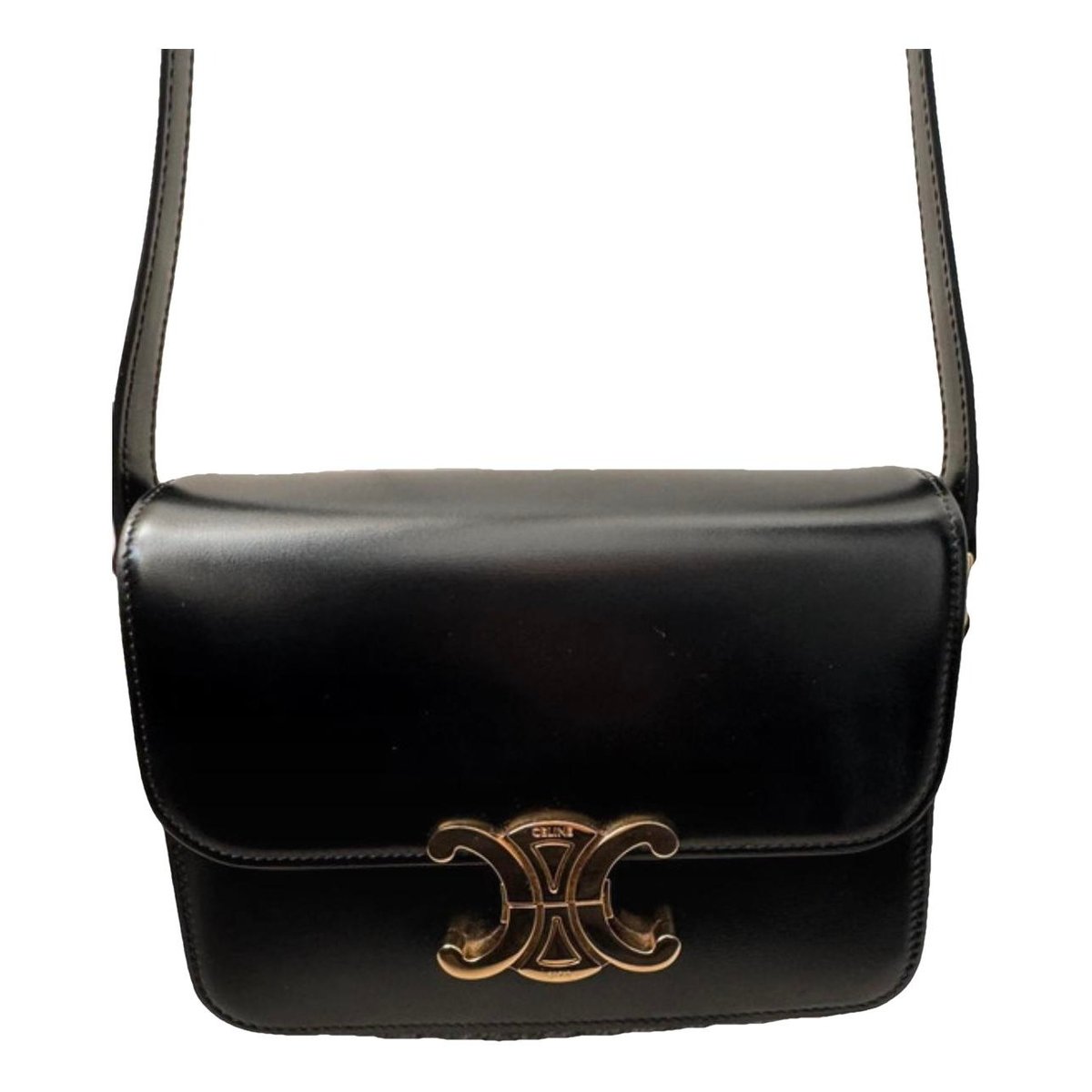 Triomphe leather handbag