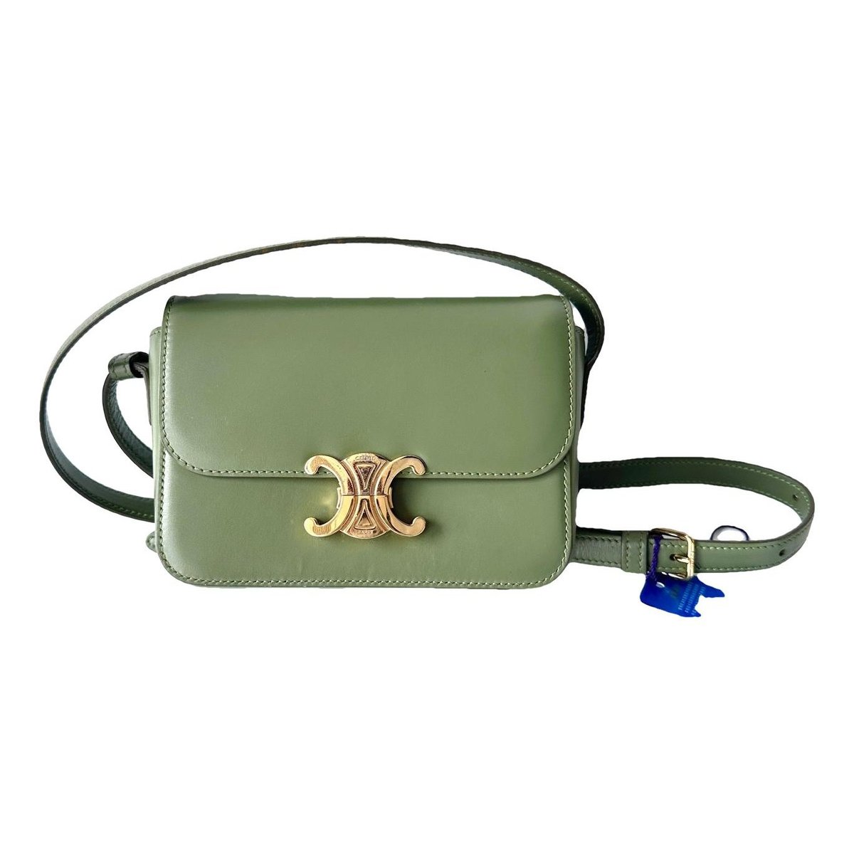 Triomphe leather handbag