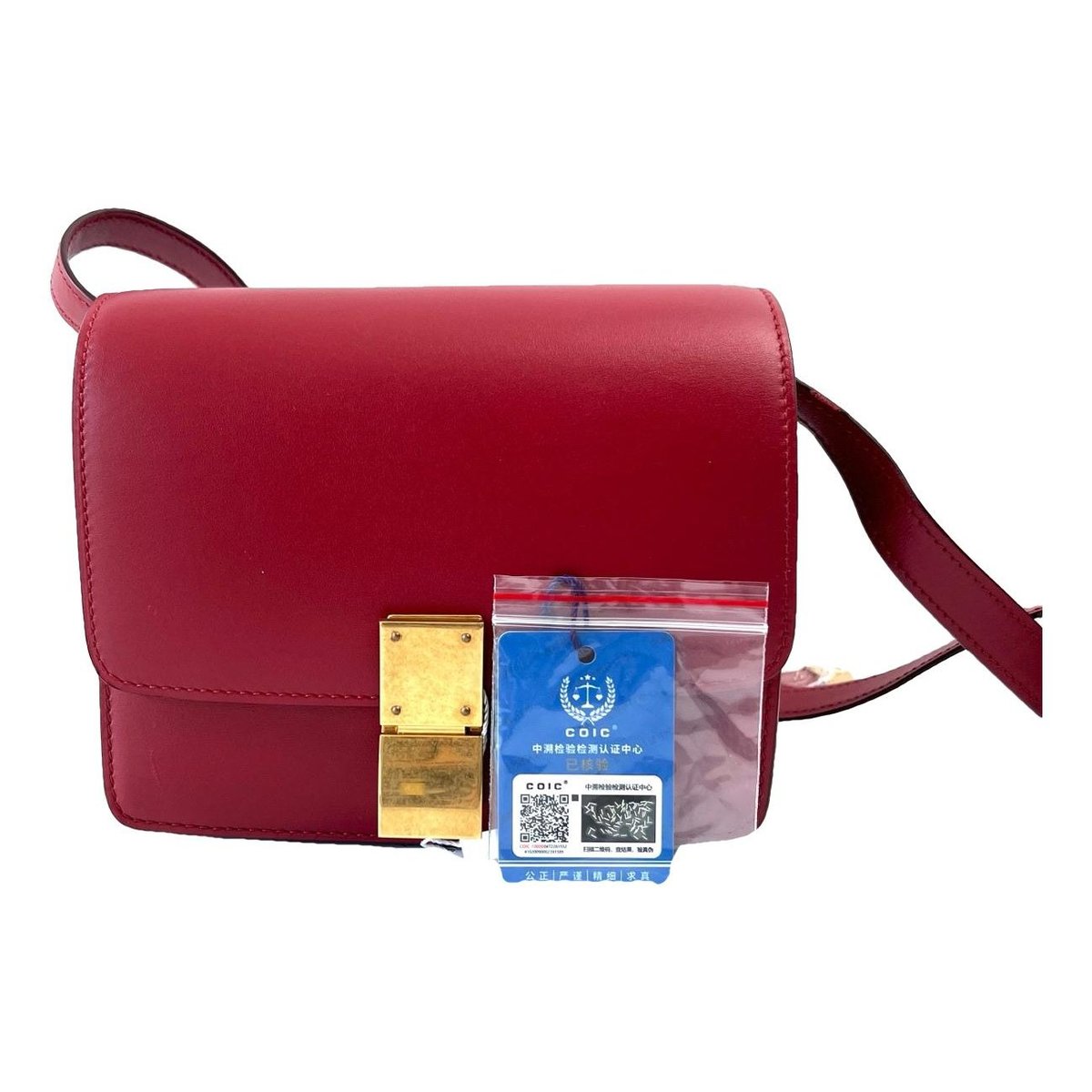 Classic leather handbag